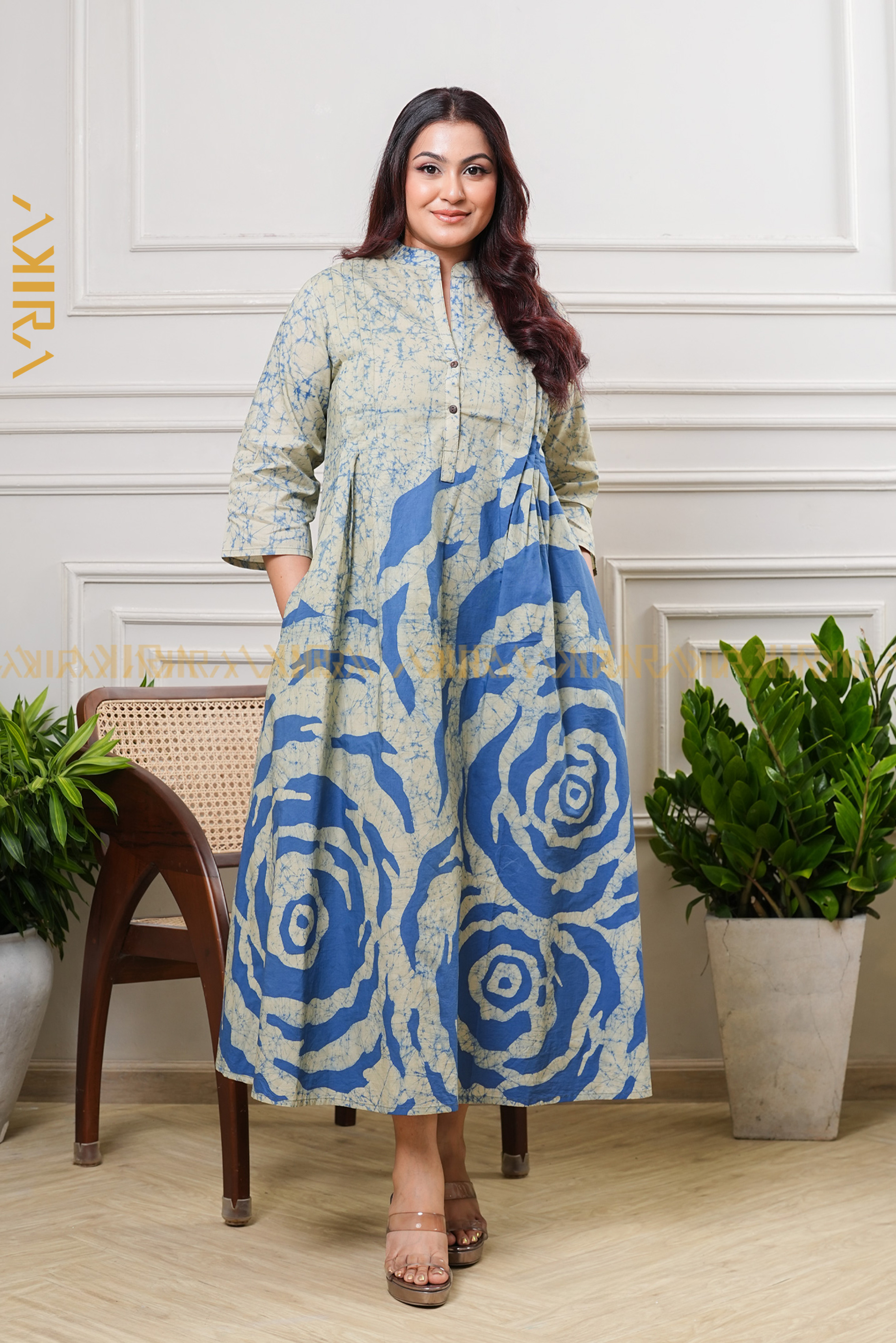 Valeriana Designer Batik Dress