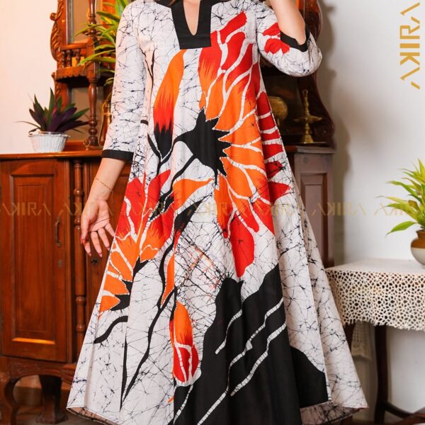 Jasmine Detail Batik Dress
