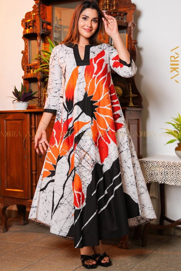 Jasmine Detail Batik Dress