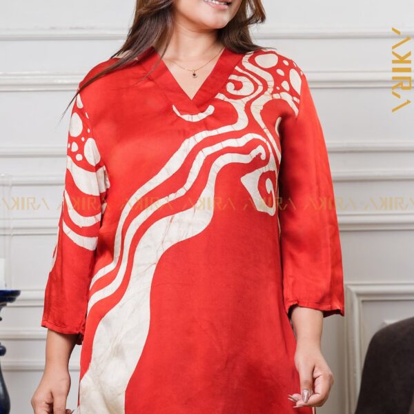 Orchid Dahlia Silk Top
