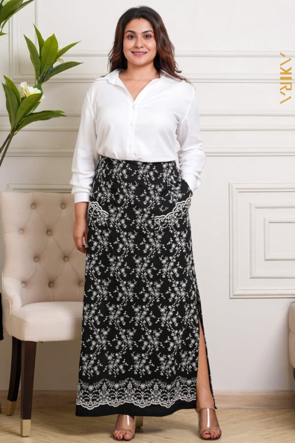 Luxe edge elegant skirt
