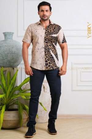 Street regime batik shirt