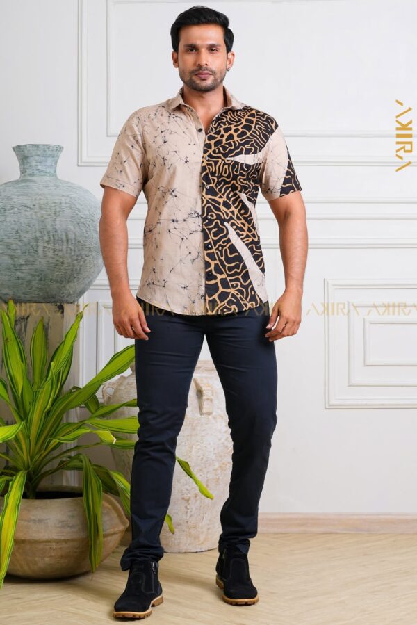 Street regime batik shirt