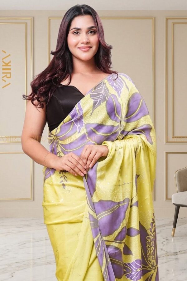 Silken Symphony Batik Saree