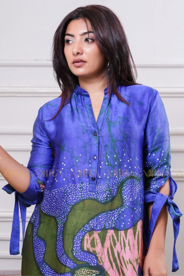 Oceanic Flora Silk Dress