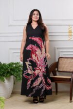 Zinnia Bloom Batik Dress
