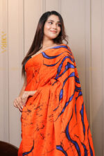 Silken Symphony Batik Saree