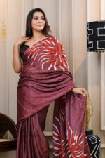 Silken Symphony Batik Saree