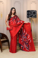 Silken Symphony Batik Saree