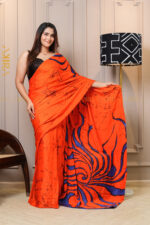 Silken Symphony Batik Saree