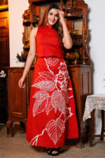 Matilda Designer Batik Top & Skirt