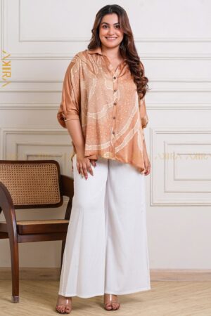 Linen Elegant Bell Pant