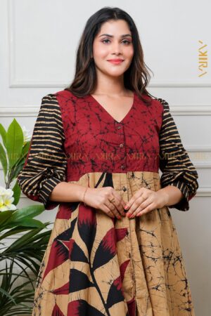 Theodore batik designer dress1