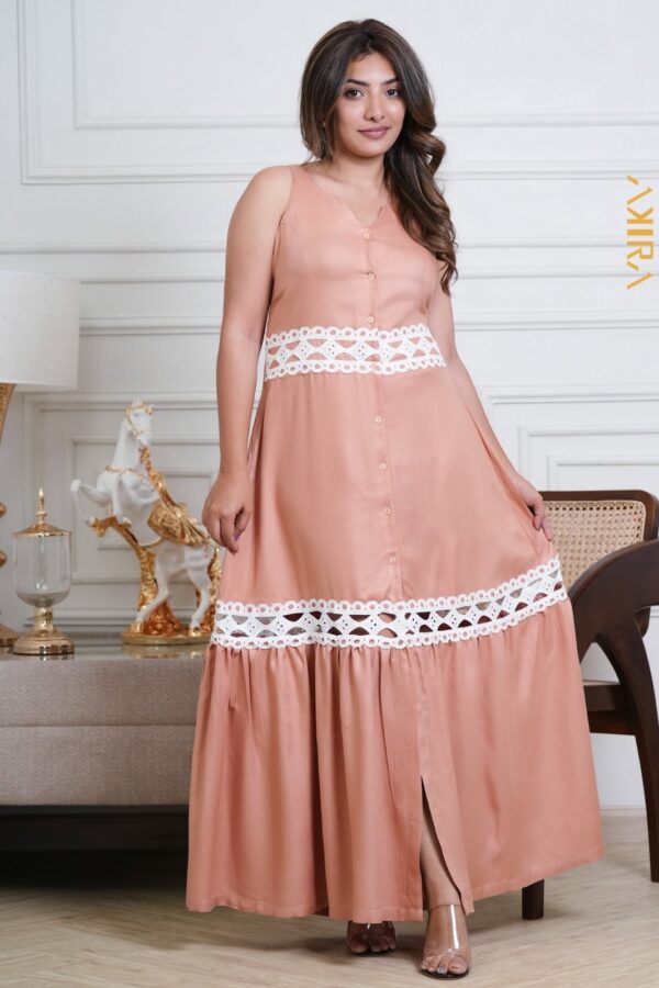 Silvery maya dress