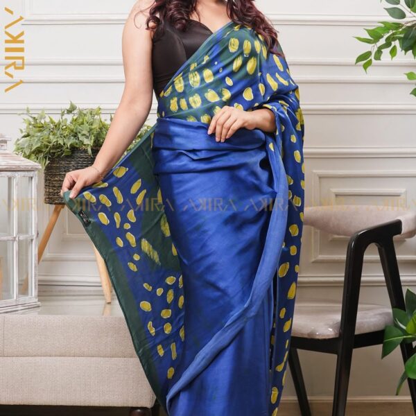 Silken Symphony Batik Saree