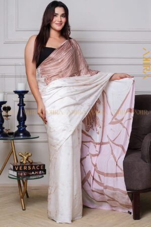 Silken Symphony Batik Saree