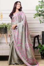 Silken Symphony Batik Saree