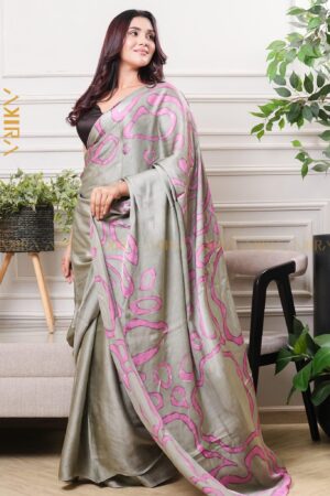 Silken Symphony Batik Saree