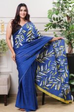 Silken Symphony Batik Saree