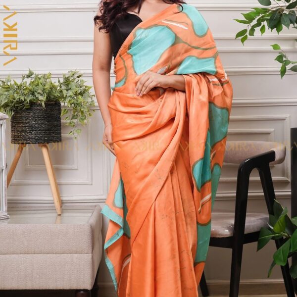 Silken Symphony Batik Saree