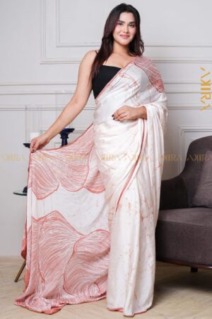 Silken Symphony Batik Saree