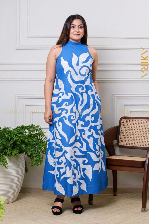 Amber Bloom Batik Dress