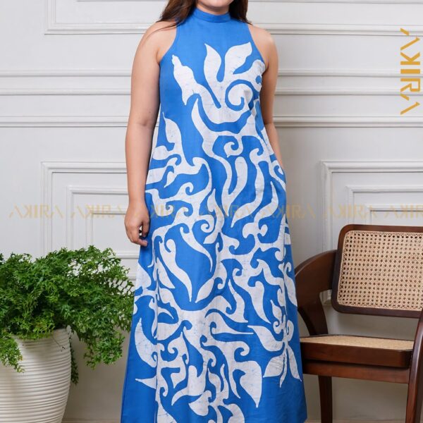 Amber Bloom Batik Dress