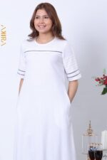 White Affair Detail Dress