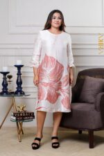 Lotus Majesty Silk Dress