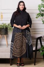 Dark Sienna Batik Dress