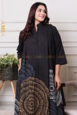 Dark Sienna Batik Dress