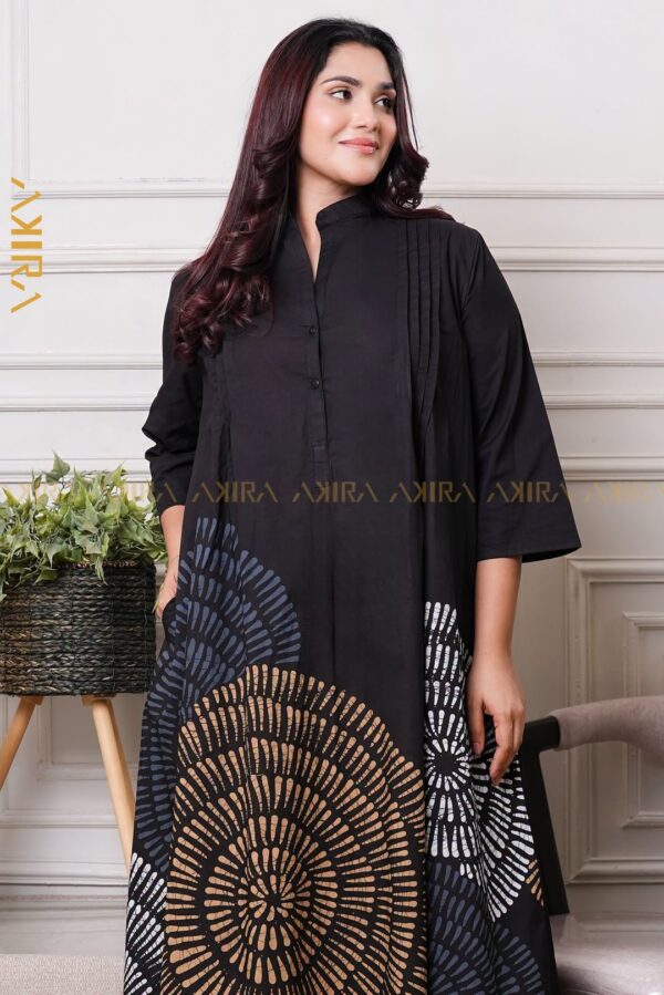 Dark Sienna Batik Dress