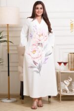 Huge Flora Designer Elegant Dress