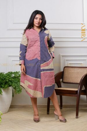 Flower Mist Batik Dress