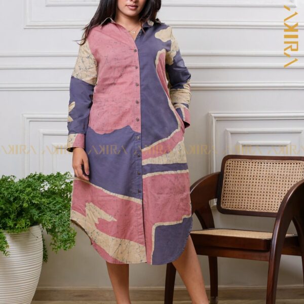 Flower Mist Batik Dress