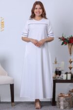 White Affair Detail Dress
