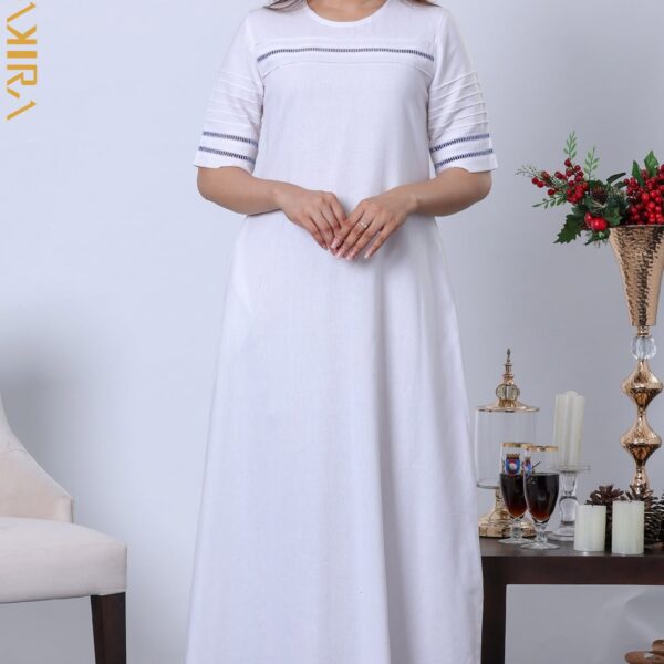 White Affair Detail Dress