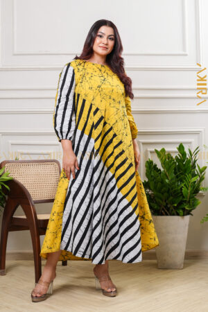 Aurelia Glow Batik Dress