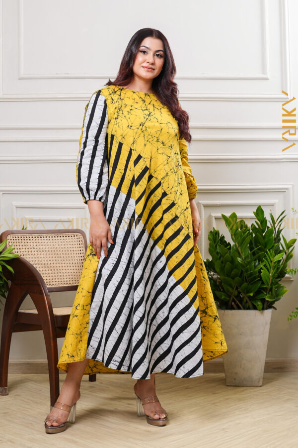 Aurelia Glow Batik Dress