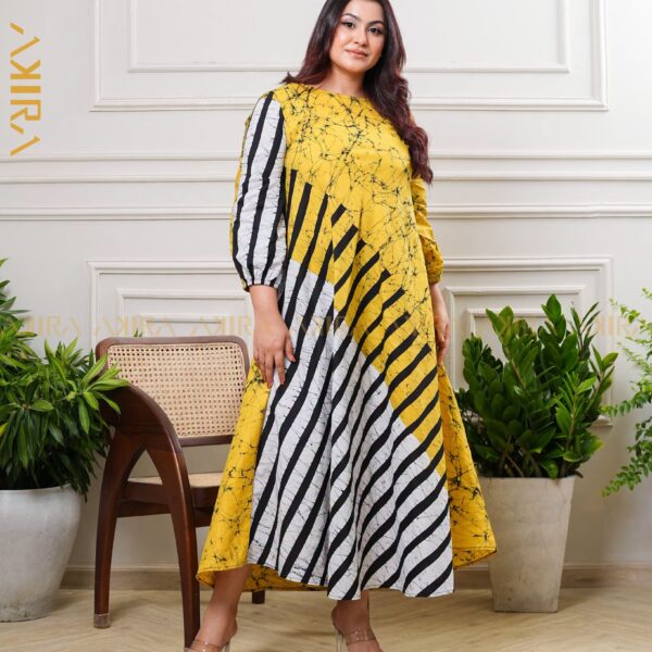 Aurelia Glow Batik Dress