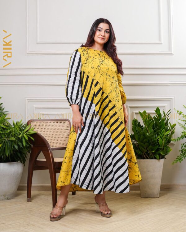 Aurelia Glow Batik Dress