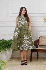 Clematis Charm Batik Dress
