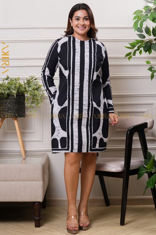 Dark Fusion Batik Dress