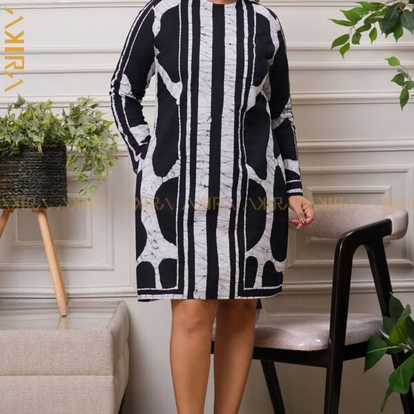 Dark Fusion Batik Dress