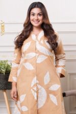 Velvet Floral Batik Dress