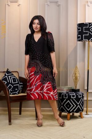 Azley Designer Silk Dress