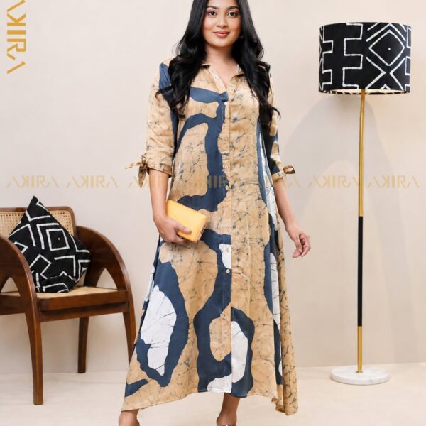Timeless Flora Batik Silk Dress