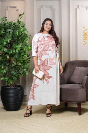 Saffron Iris Silk Party  Dress