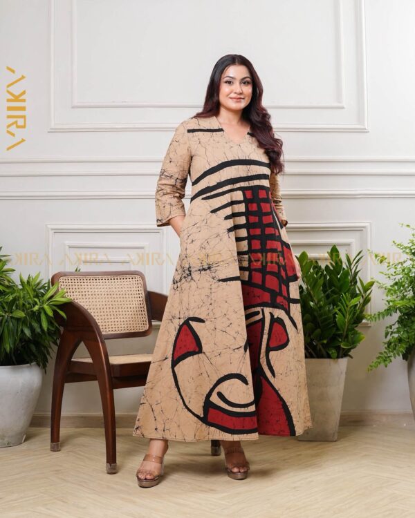 Isolda Charm Batik Dress