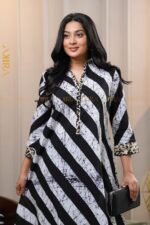 Zigzag Line Batik Dress